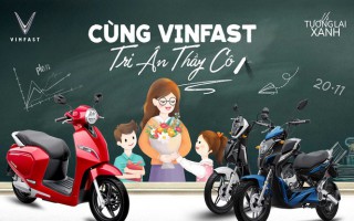 VinFast tặng quà tri ân thầy cô đón mừng ngày nhà giáo Việt Nam